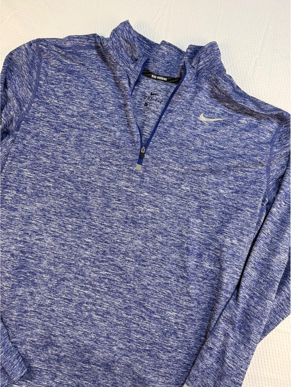 Nike Running Mens XL Dri-FIT Element 1/2 Zip Blue Heather Athletic Pullover